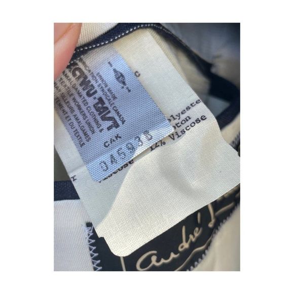 Vintage 90s Roger Laurent L'Homme Chic Chambray Denim Striped Blazer Sportcoat - Picture 8 of 11